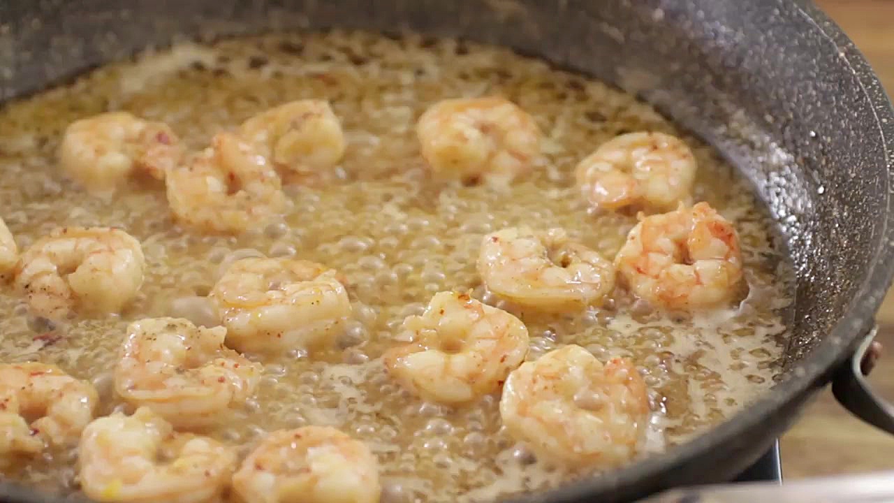 طرز تهیه پاستا میگو