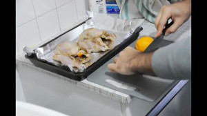 آموزش مرغ سوخاری سالم در فر