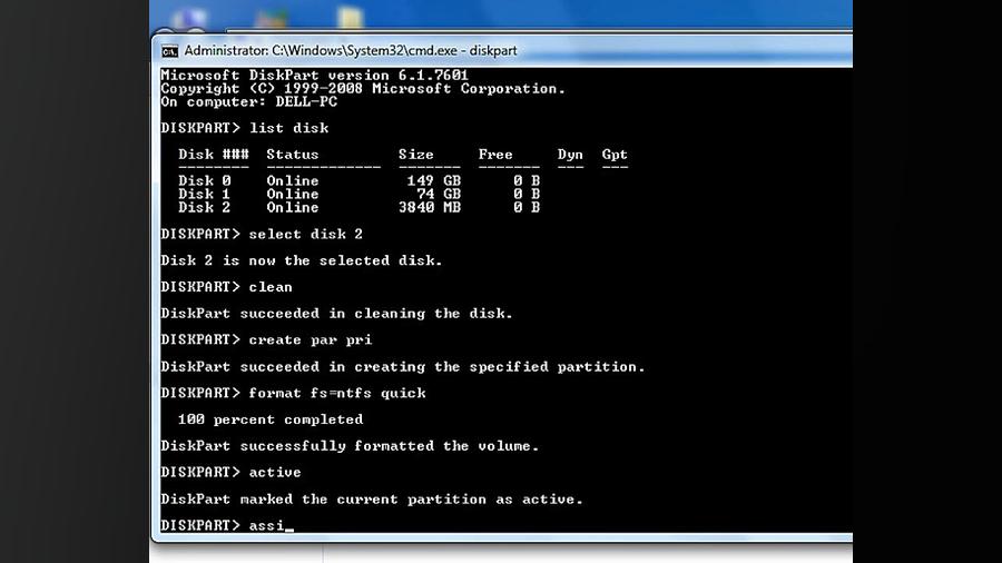 Install Windows from a USB Fla...