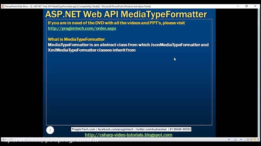 06 ASP NET Web API MediaTypeFormatter