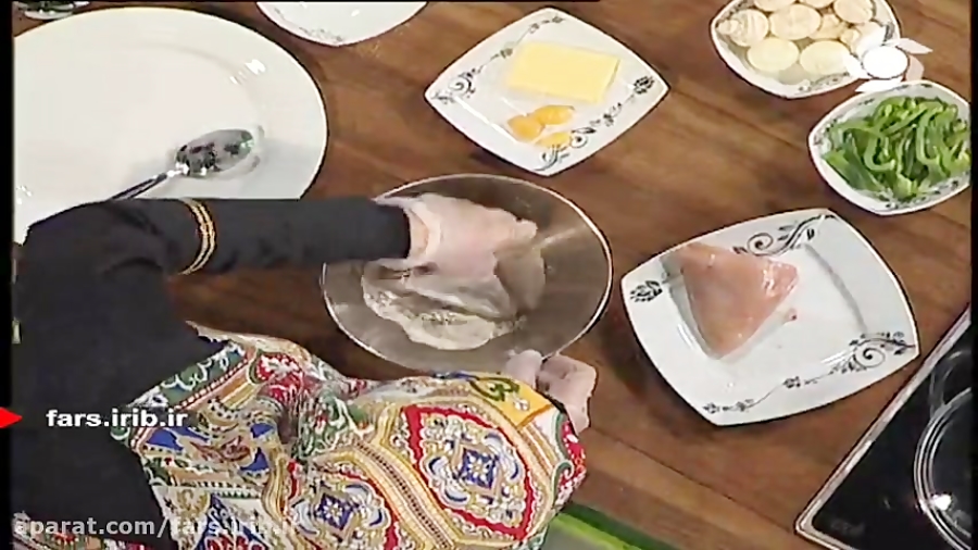 خوراک مرغ بلغاری