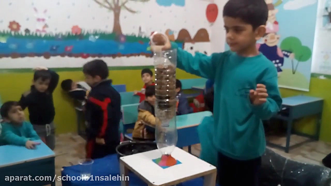 علوم پیش دبستانی  آزمایش تصفیه...
