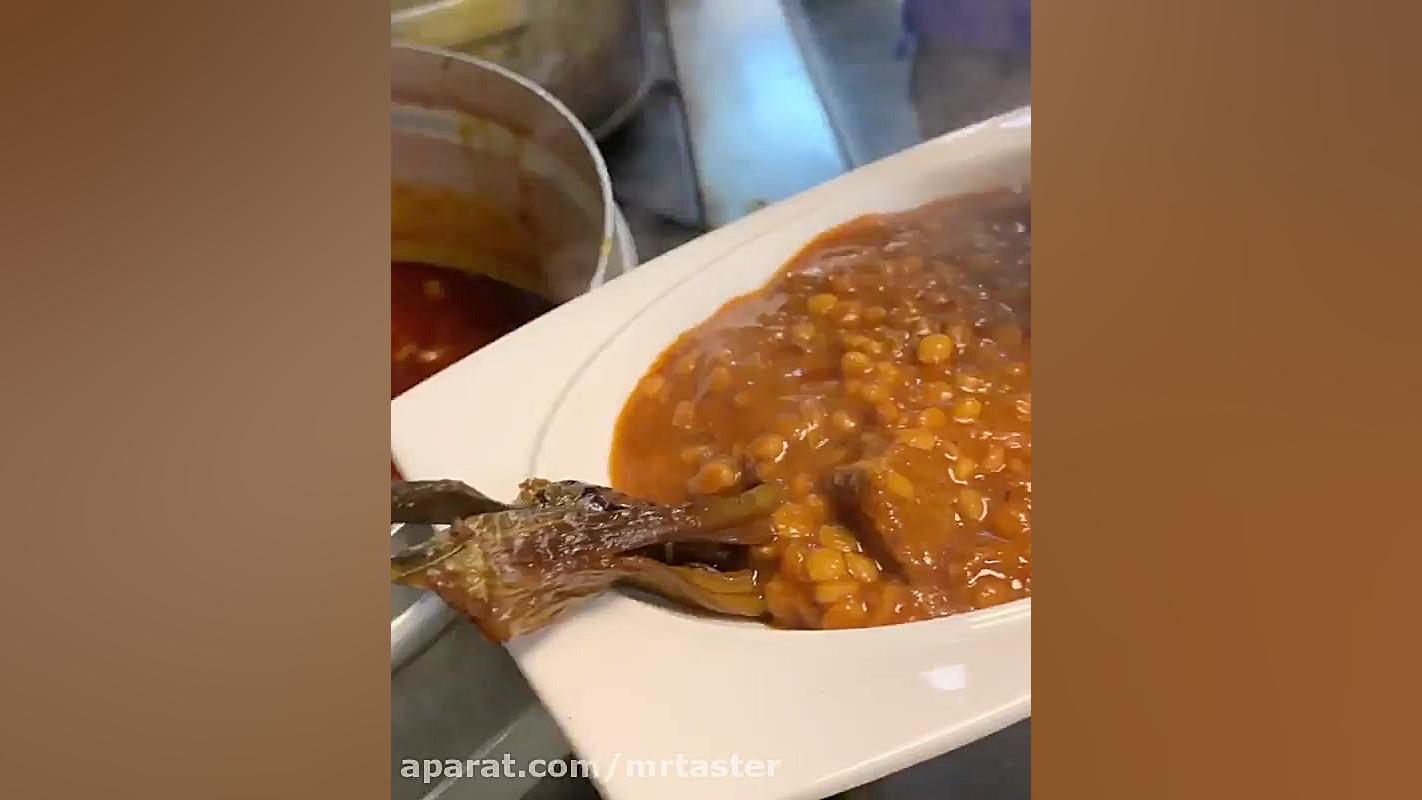 قیمه بادمجون رستوران چراغان ند...