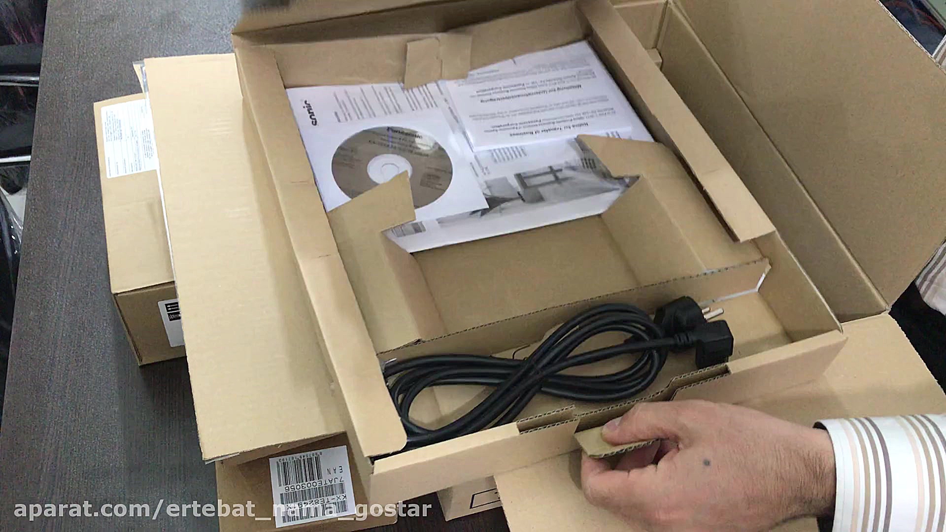 آموزش نصب فيزيكي سانترال پاناس...