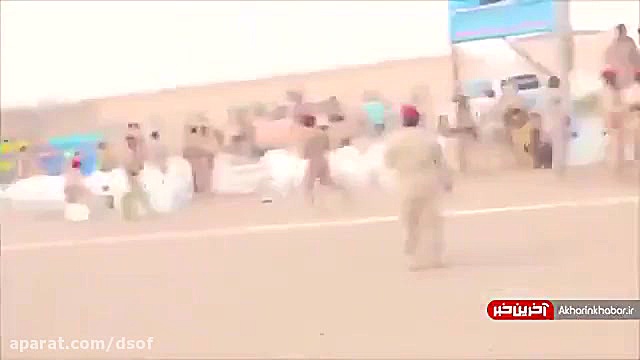 لحظه ای که پهپادیمنی مزدوران س...