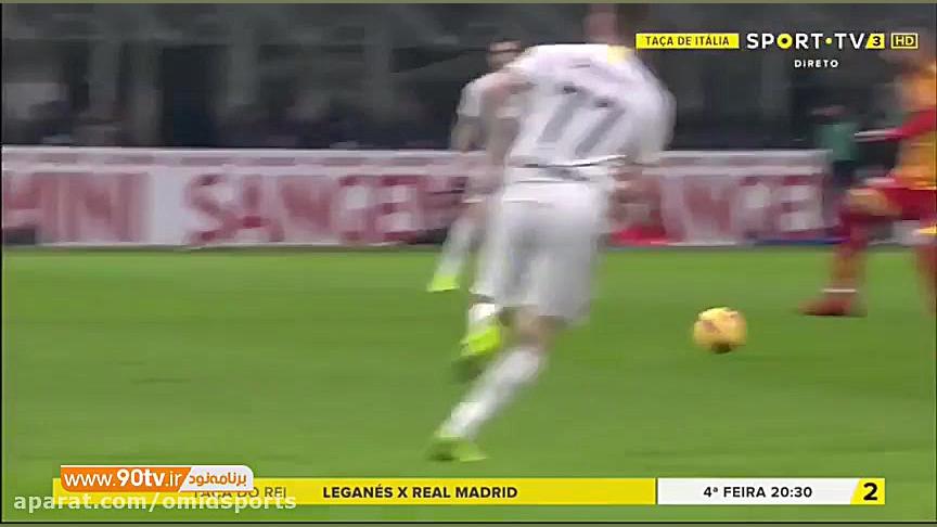 خلاصه بازی جام حذفی ایتالیا: ا...