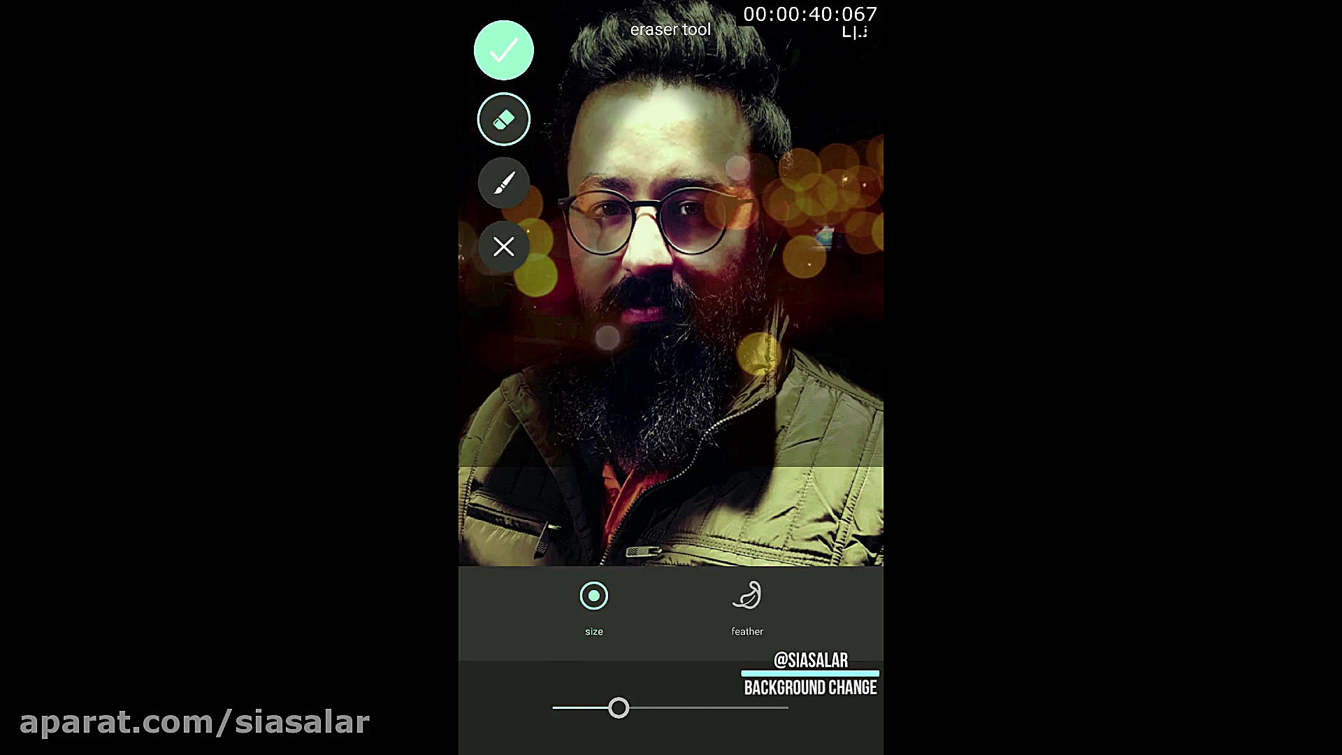 تغییر پس زمینه عکس روی گوشی مو...