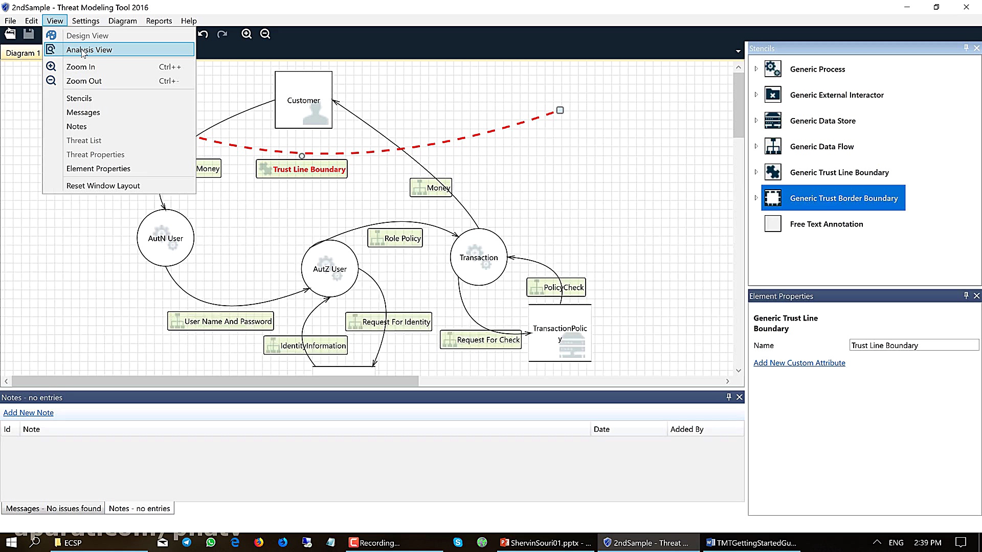 Microsoft Threat Modeling Tool...