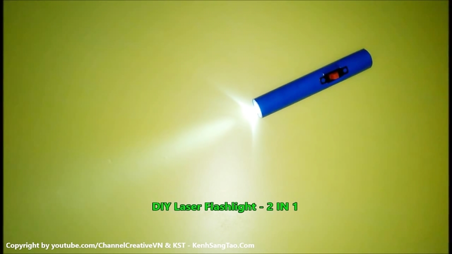 How to make flashlight 2 in 1
