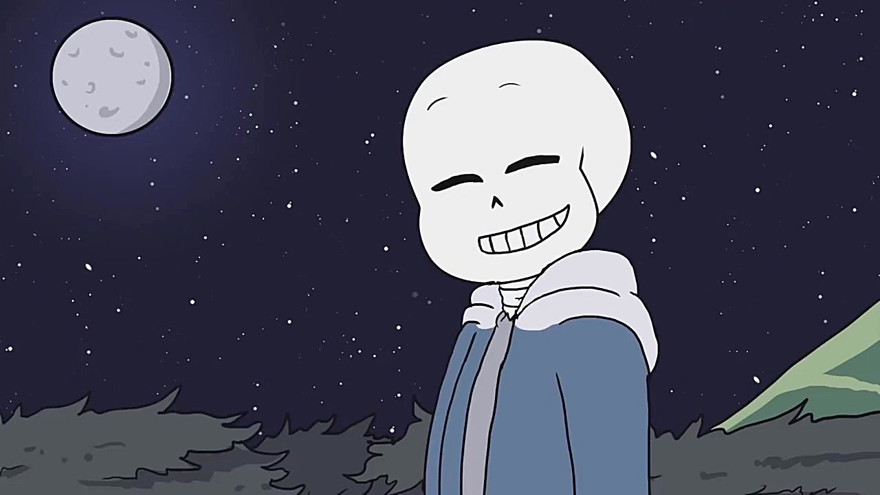 Undertale Sans and Frisk