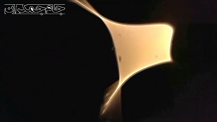 لحظه زیبای اذان صبح در برف ...