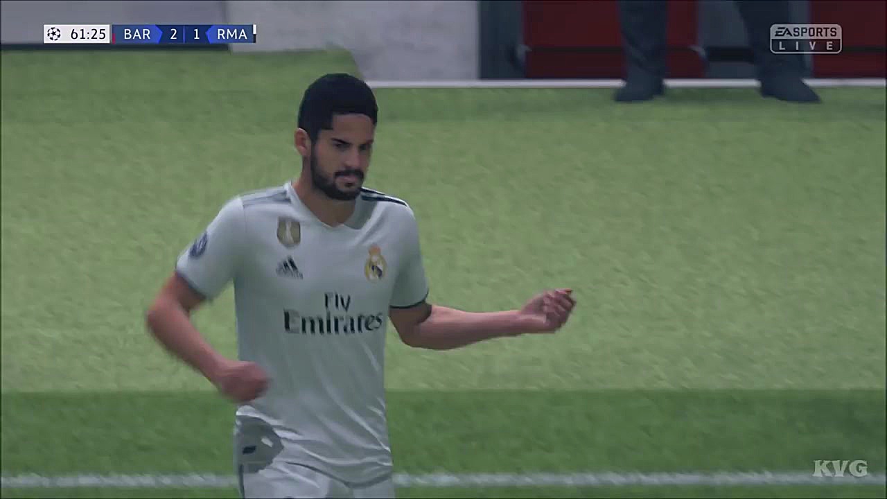 گیم پلی فیفا 19 هماورد بارسلون...