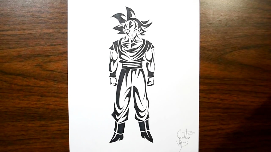 Son Goku Tattoo | Tattoo artists, Tattoos, Leg tattoos