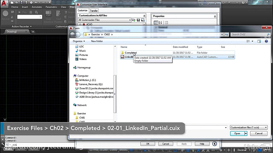 Autocad Cui Example دانلود دوره AutoCAD - ایجاد یک CUI جزئی جدید