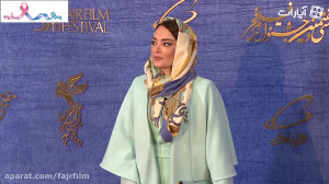 بهنوش طباطبایی روی فرش قرمز جش...