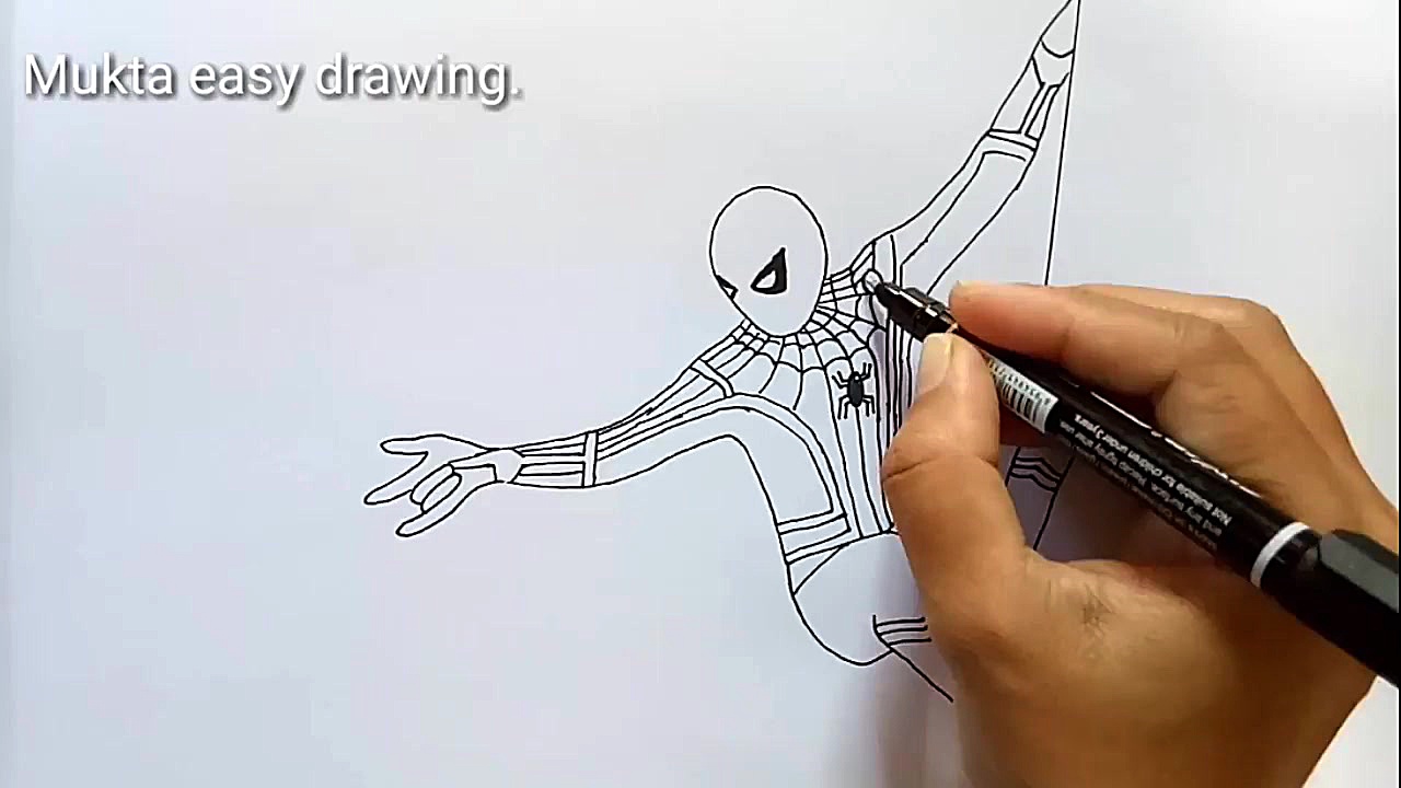How to Draw Spiderman.Step by...