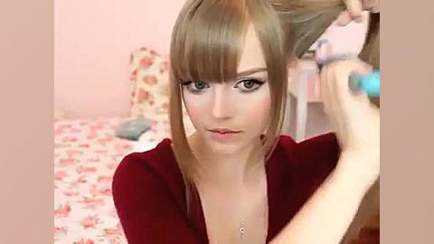 اموزش مدل مو توسط داکوتا رز با...