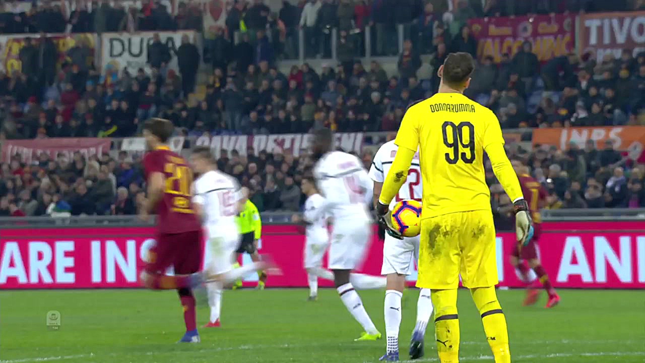 خلاصه بازی رم و میلان