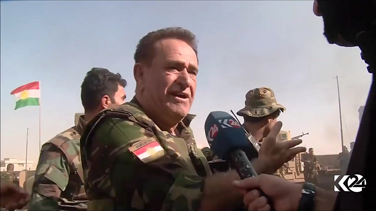 نبرد کردها با داعش حوالی موصل