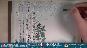 آموزش نقاشی منظره با آبرنگ