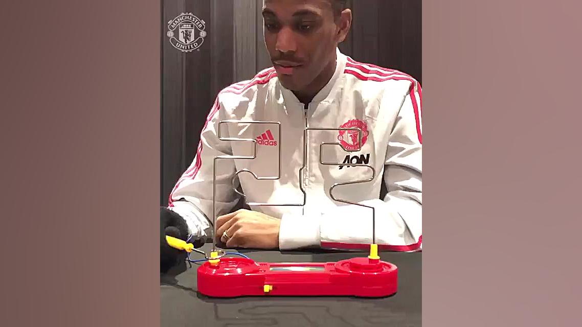 چالش تمرکز آنتونی مارسیال