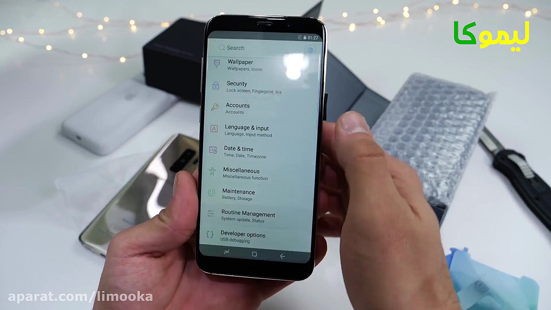 سامسونگ S10 طرح (دقیقا شبیه او...