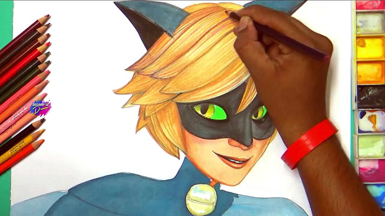 How to draw Cat Noir ✦ Miracul...