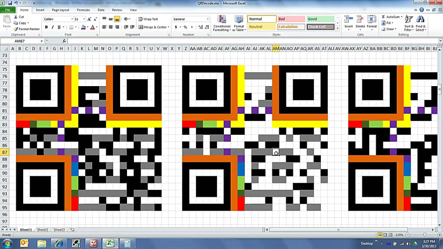 Simple Qr Code Decoded How to Decode a QR Code by Hand