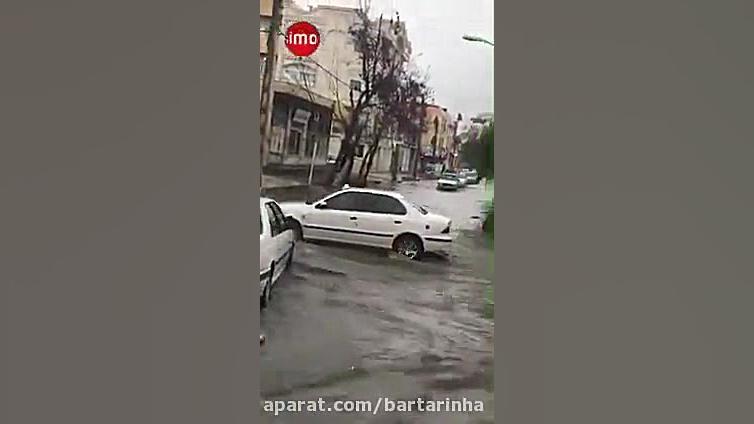 گنبدکاووس پس از بارندگی شدید