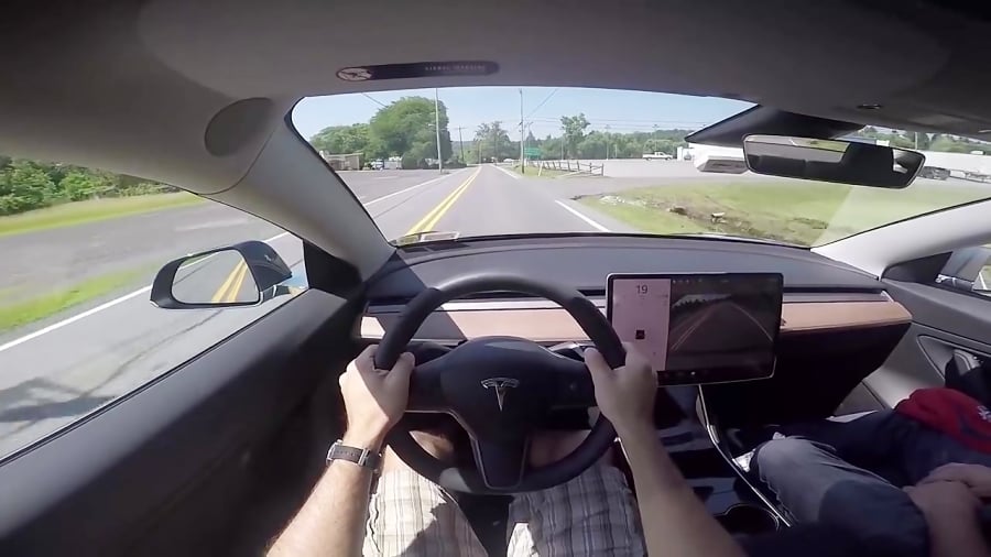 Driving a Tesla Model 3 For the First Time