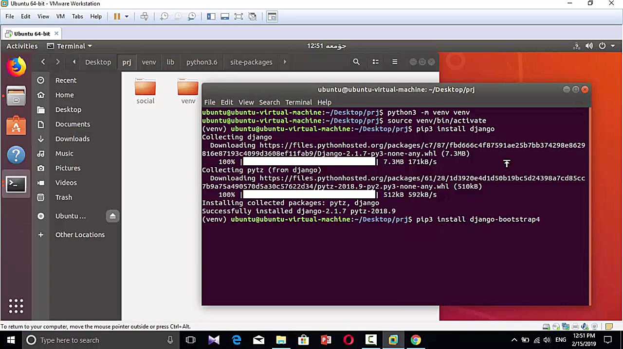 84 Install Django in Ubuntu