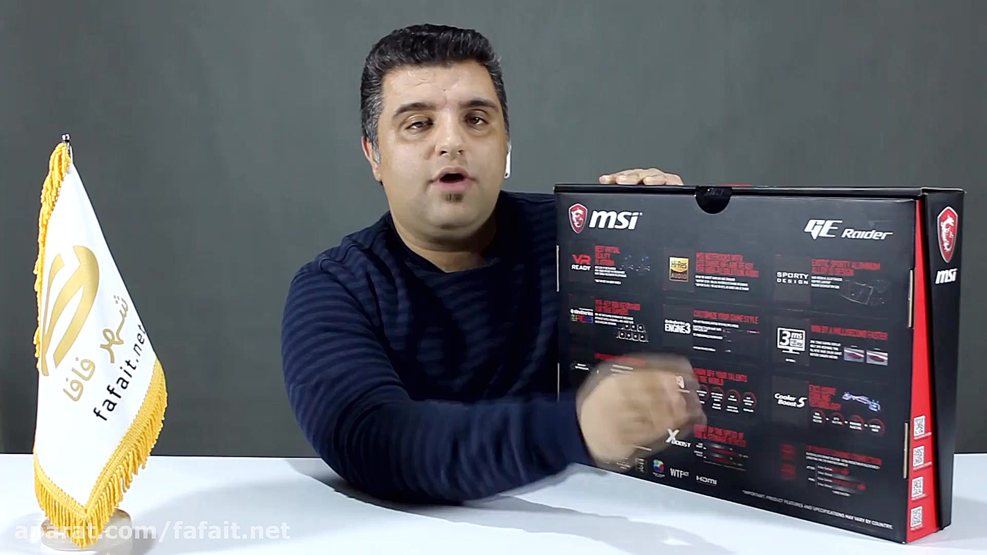 آنباکس لپ تاپ گیمینگ MSI GE63...