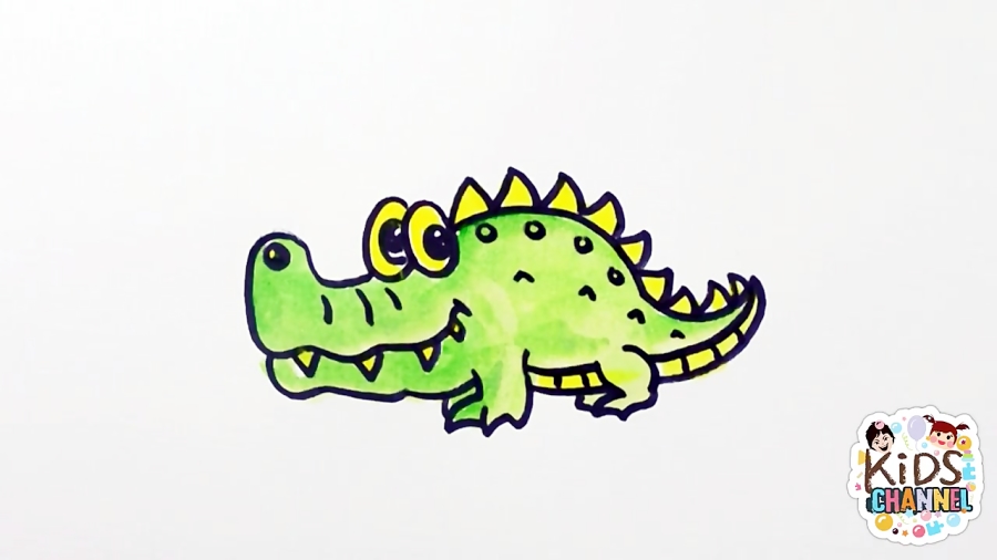 Cute Green Crocodile Coloring Book For Children Vector Illustration  Isolated Line Art In Cartoon Style Stock Illustration - Download Image Now  - iStock