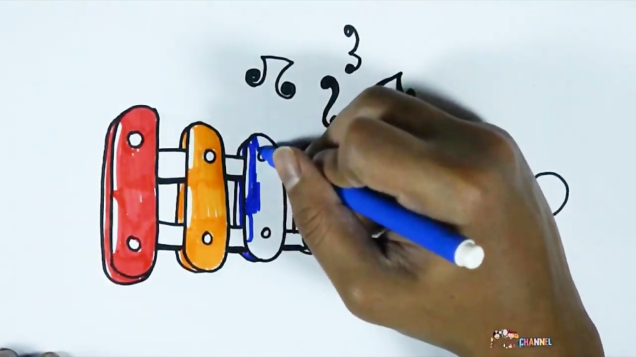 How to Draw Xylophone Coloring...