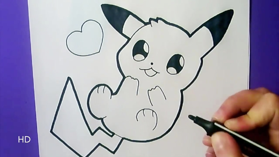 Cute Pikachu Drawing by DevonLourens - DragoArt