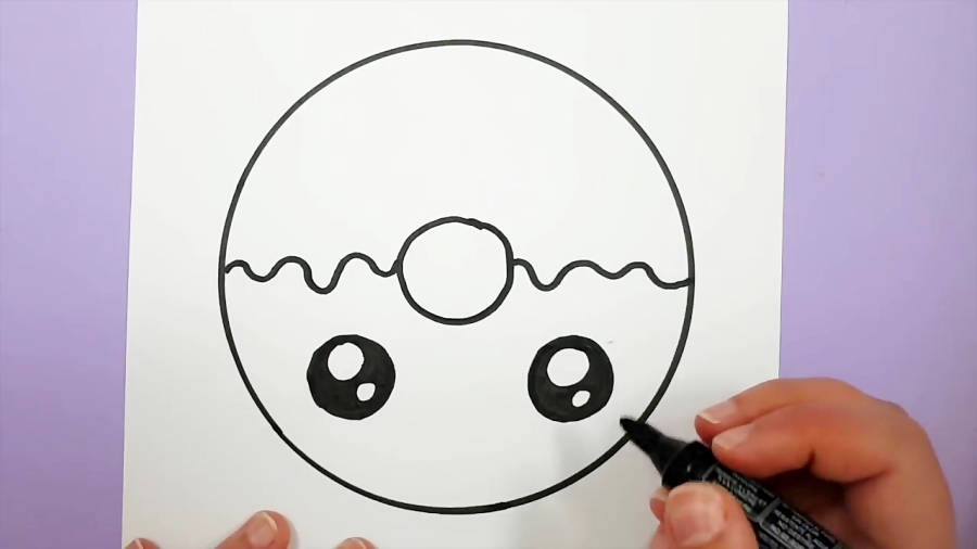 How to Draw a Donut | A Step-by-Step Tutorial for Kids