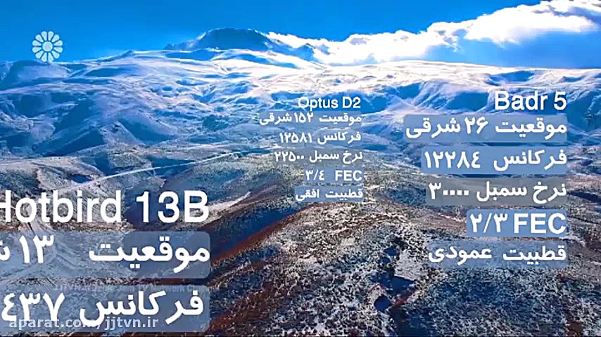 اعلام فرکانس های شبکه جهانی جا...