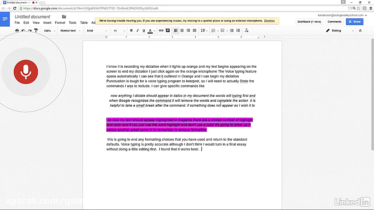 کورس ﻿Google Apps  تایپ صوتی و...