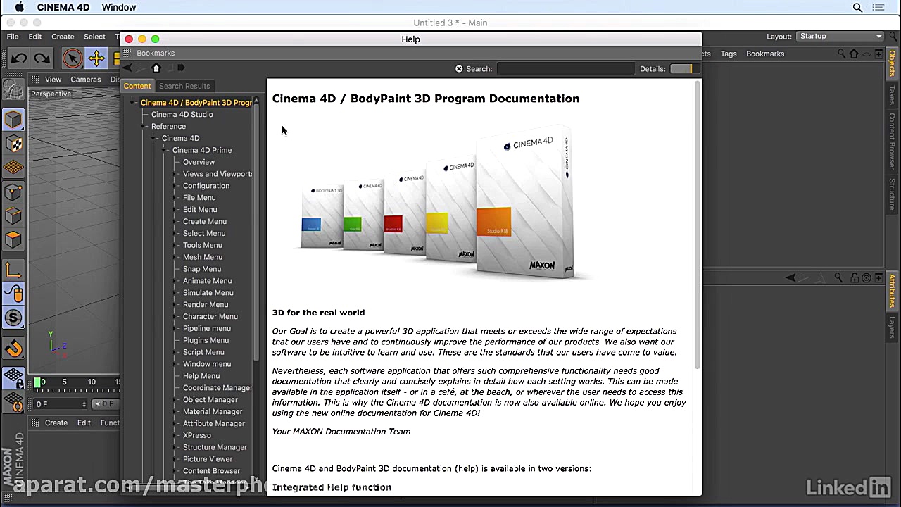 کورس ﻿Cinema 4D  مفاهیم عکس بز...