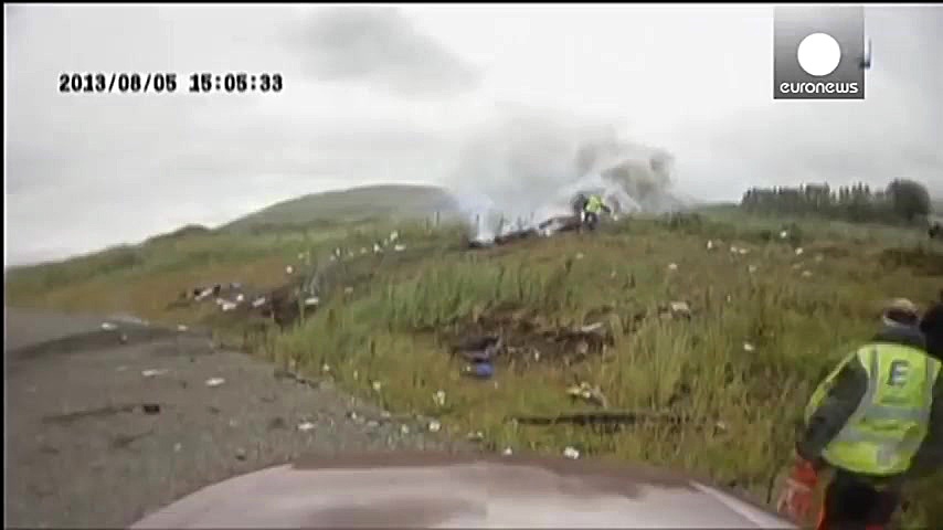 لحظه سقوط هواپیما در پیست اتوم...