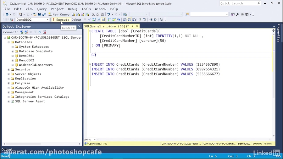 دانلود آموزش ﻿Microsoft SQL - رمزگذاری داده ها