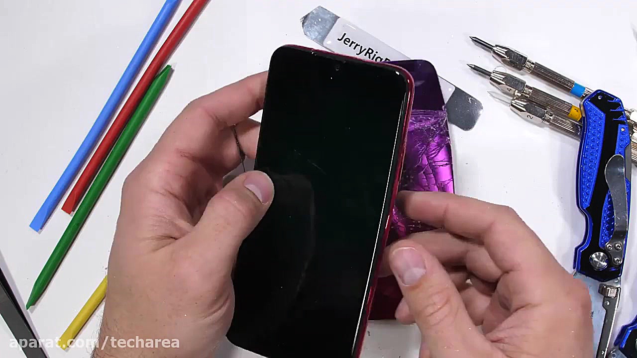 تست مقاومت شیائومی ردمی نوت 7