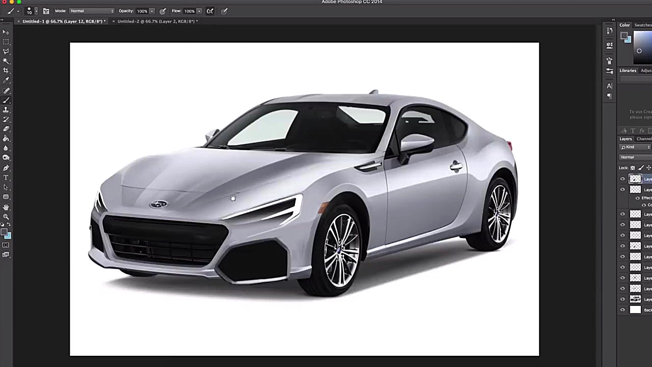 رندر سوبارو BRZ مدل 2021