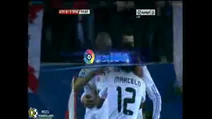 گل زیبای کریم بنزما