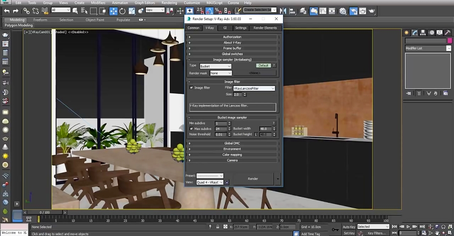 3ds max vray interior lighting and rendering tutorial