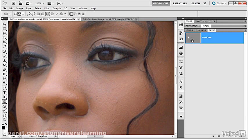 آموزش ﻿فتوشاپ  ایجاد یک اثر رن...