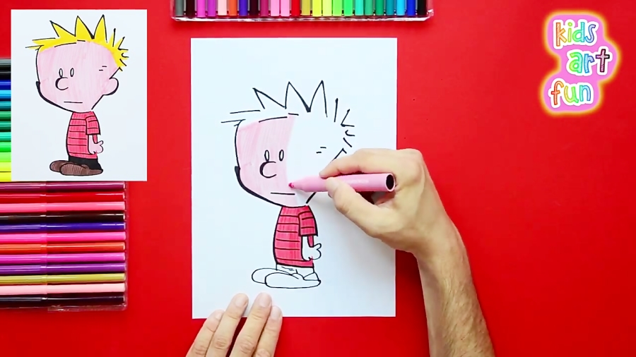 How to draw Calvin [Calvin and Hobbes]