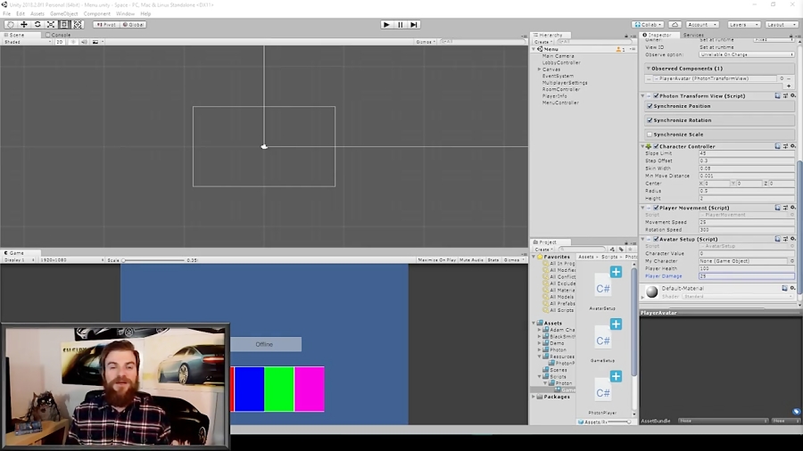 Unity Multiplayer Game Tutorial - RPC in FPS - Photon 2