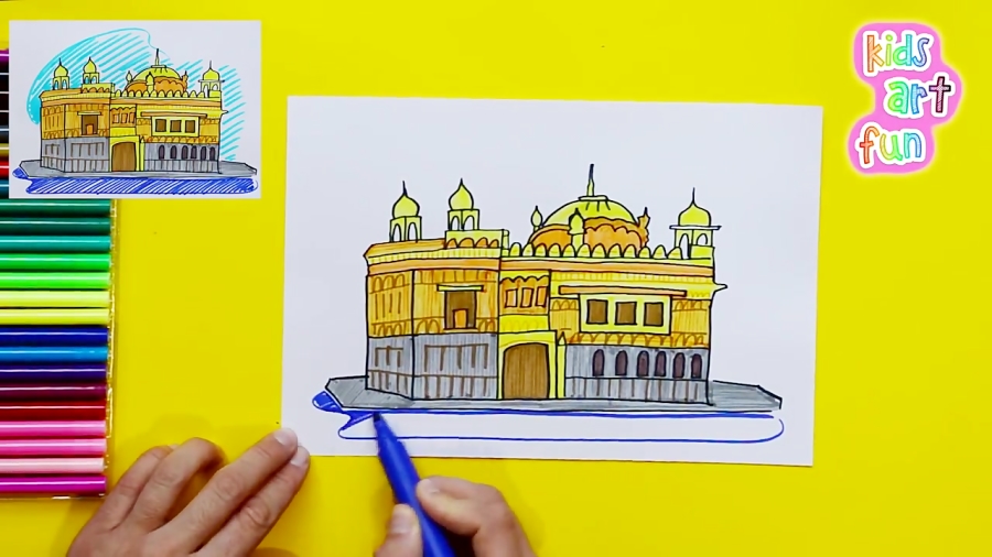 Drawing of Golden Temple. If you want to buy then contact me 🥰 #art  #artwork #goldentempleji #goldentemple🙏 #goldentempleamritsar�... |  Instagram