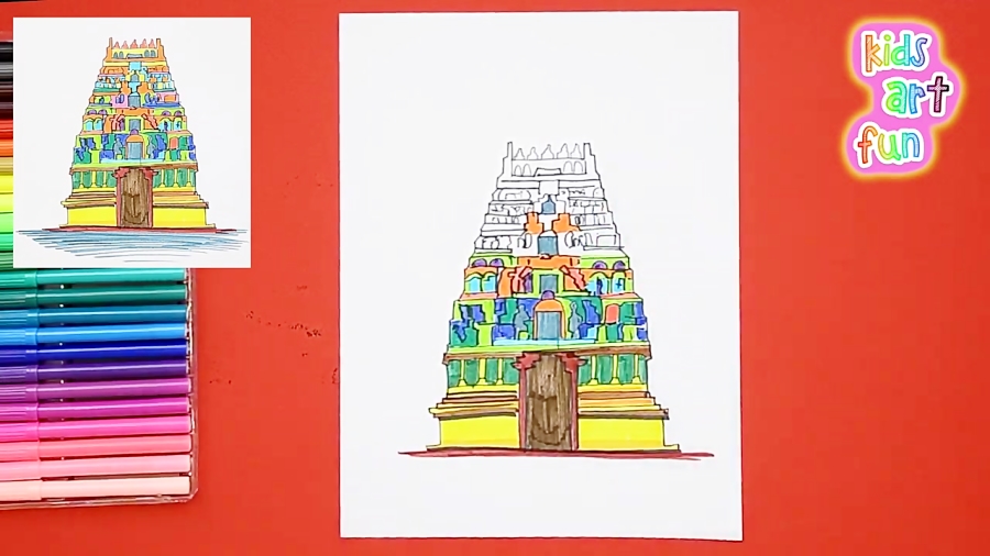 Since this finally reached its home, sharing the Madurai gopuram 😊 the  full sketch it coming up, but let us know what you think!! DM for… |  Instagram